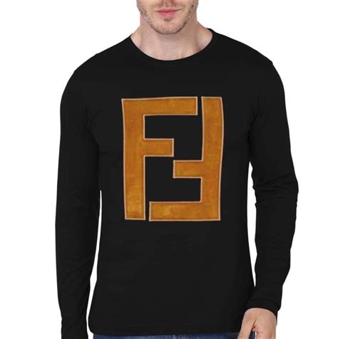 fendi t shirt long sleeve|fendi peekaboo t shirt.